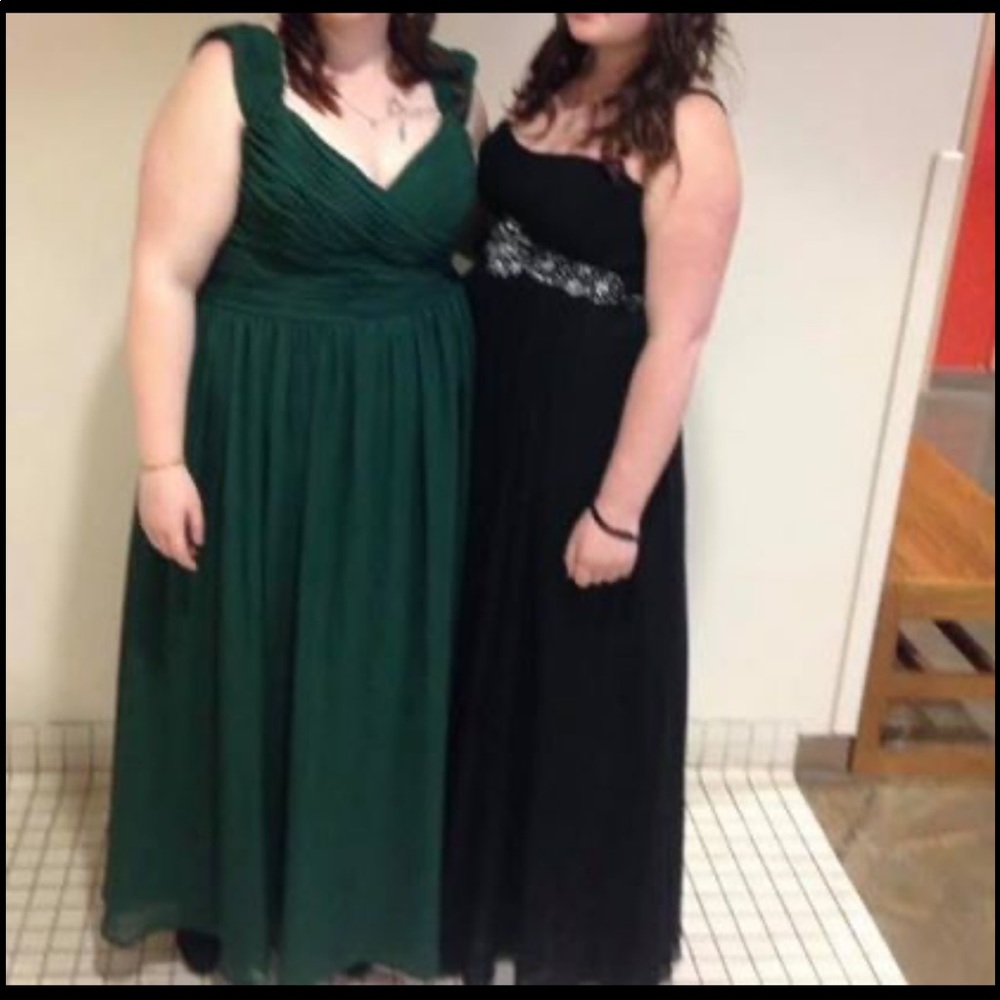 Hunter Green Formal Dress